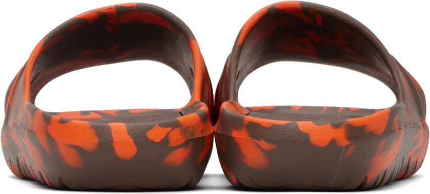 Adidas Originals Orange & Brown Adicane Slides