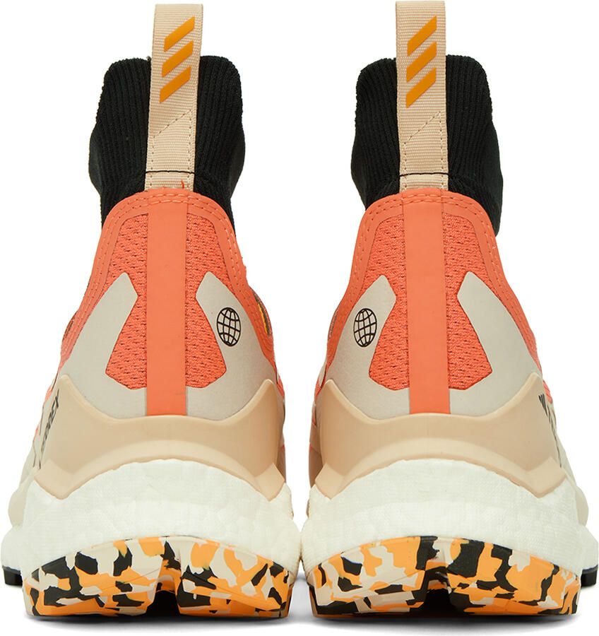 Adidas Originals Orange and wander Edition Free Hiker 2.0 Sneakers