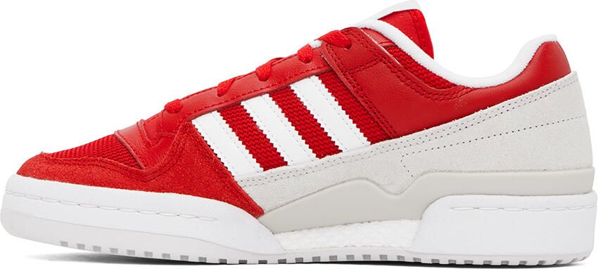 Adidas Originals Red Forum Low Sneakers - Picture 3