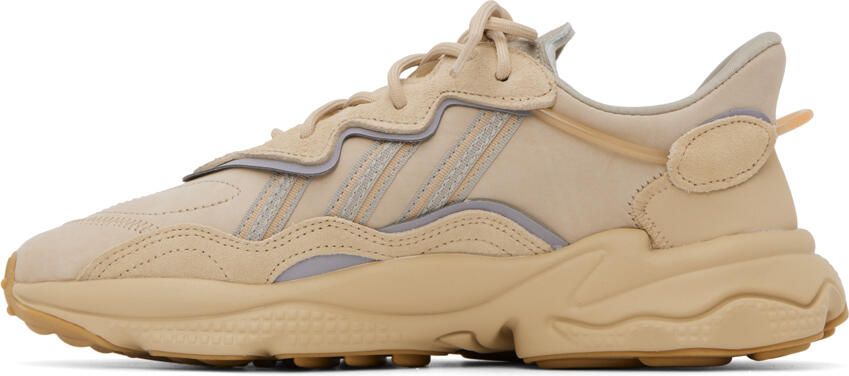 Adidas Originals Taupe Ozweego Sneakers - Picture 3