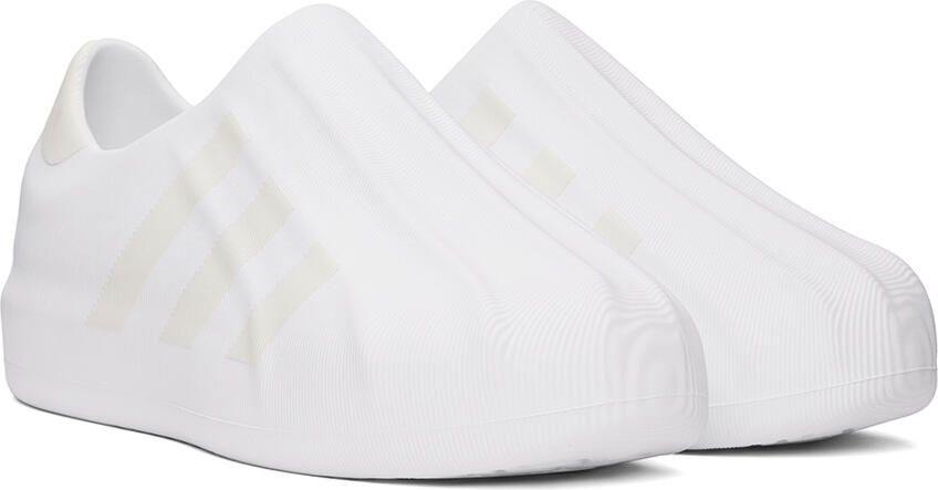 Adidas Originals White Adifom Superstar Sneakers - Picture 2