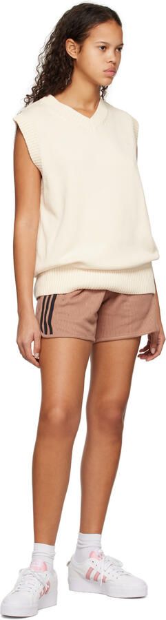 Adidas Originals White & Pink Nizza Platform Sneakers - Picture 4