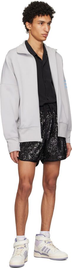 Adidas Originals White & Purple Forum 84 Sneakers - Picture 5