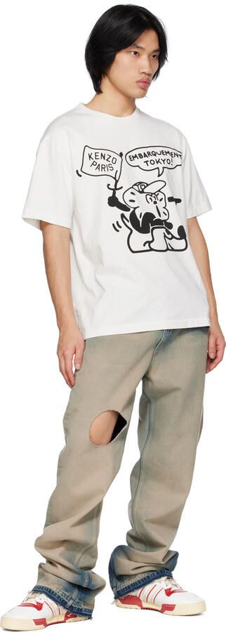 Adidas Originals White & Red Rivalry Low 86 Sneakers - Picture 5