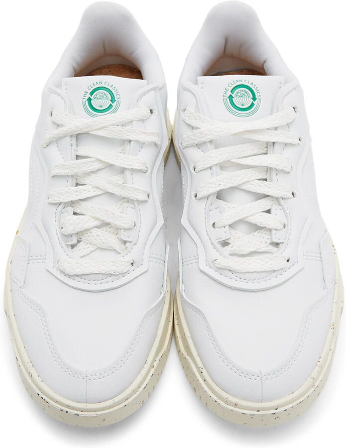 Adidas Originals White Clean Classics SC Premiere Sneakers