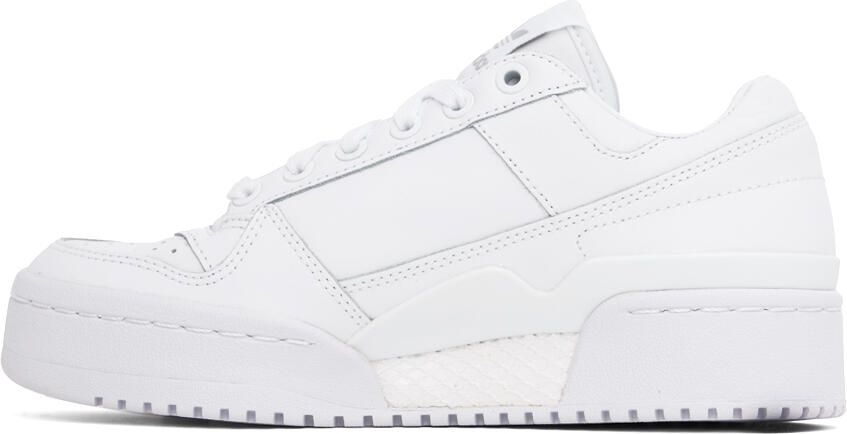 Adidas Originals White Forum Bold Sneakers - Picture 4