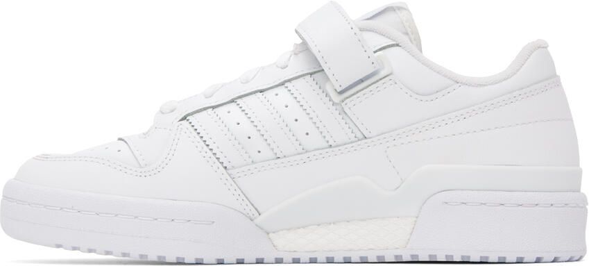 Adidas Originals White Forum Low-Top Sneakers - Picture 4