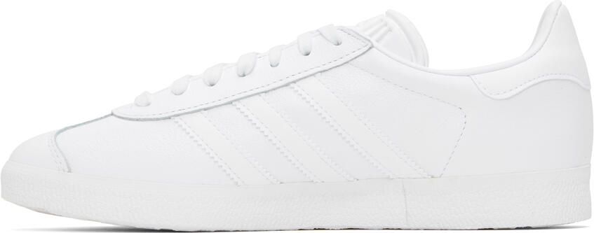 Adidas Originals White Gazelle Sneakers - Picture 3