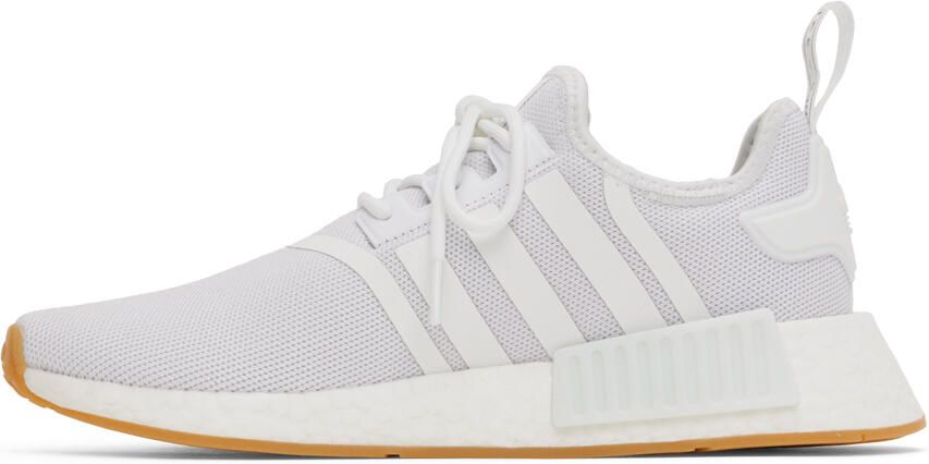Adidas Originals White NMD_R1 Primeblue Sneakers - Picture 3