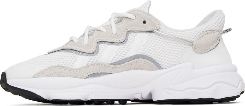 Adidas Originals White Ozweego Sneakers - Picture 6