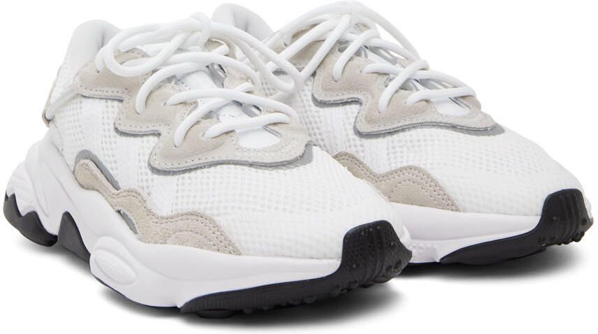 Adidas Originals White Ozweego Sneakers - Picture 2