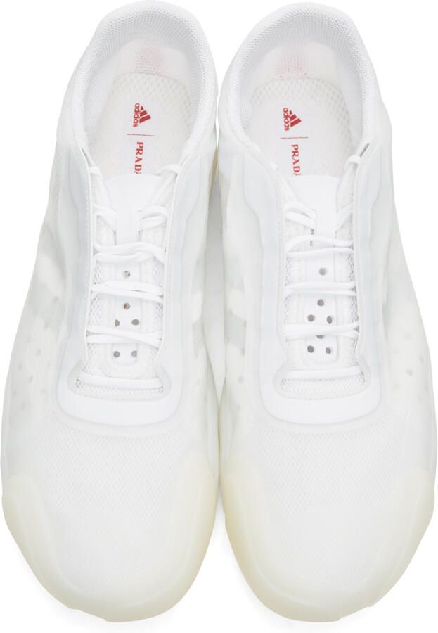 Adidas Originals White Prada Edition A+P Luna Rossa 21 Sneakers