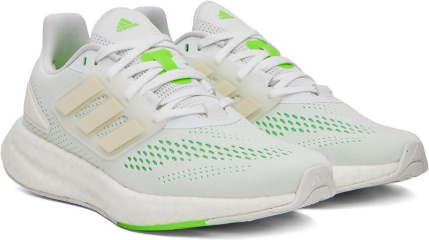 Adidas Originals White Pureboost 22 Sneakers - Picture 2