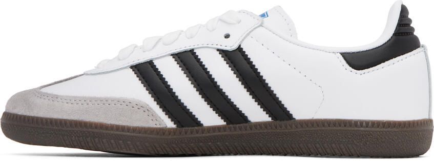 Adidas Originals White Samba OG Sneakers - Picture 3