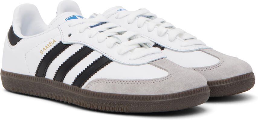 Adidas Originals White Samba OG Sneakers - Picture 2
