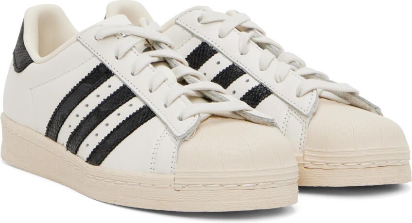 Adidas Originals White Superstar 82 Sneakers - Picture 2