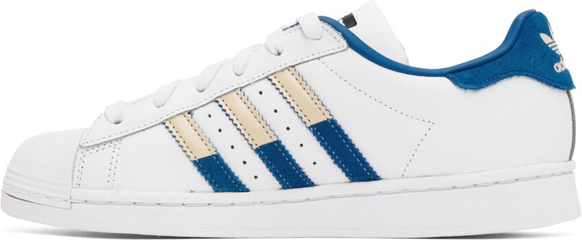 Adidas Originals White Superstar Sneakers - Picture 3