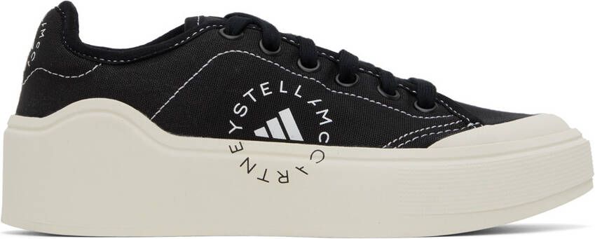 Adidas by Stella McCartney Black Court Sneakers