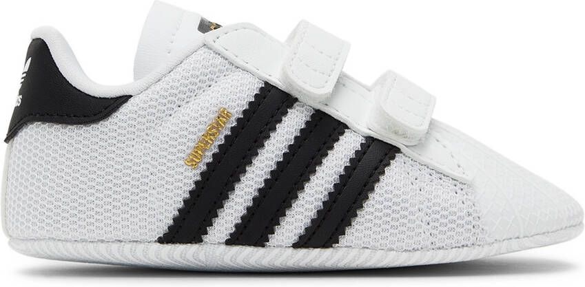 Adidas Kids Baby White Superstar Crib Sneakers