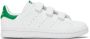 Adidas Kids White & Green Stan Smith Little Kids Sneakers - Thumbnail 1