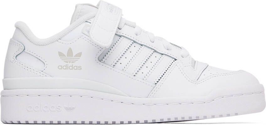 Adidas Kids White Forum Low Big Kids Sneakers