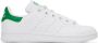 Adidas Kids White & Green Stan Smith Big Kids Sneakers - Thumbnail 1