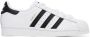 Adidas Kids White & Black Superstar Big Kids Sneakers - Thumbnail 1