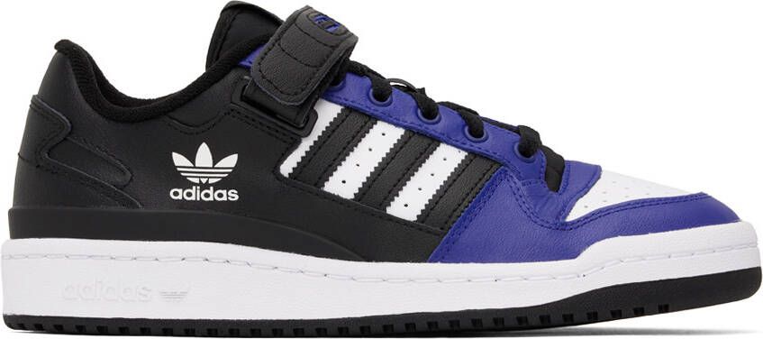Adidas Originals Black & Blue Forum Low Sneakers