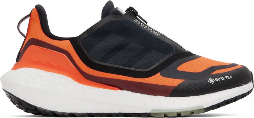 Adidas Originals Black & Orange Ultraboost 22 Sneakers