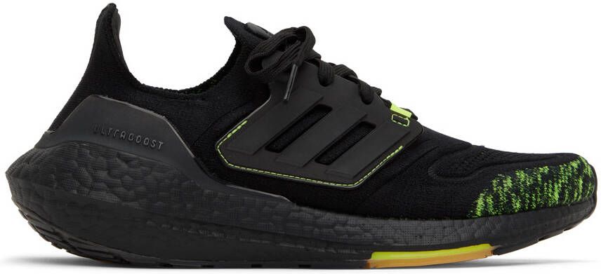 Adidas Originals Black & Yellow Ultraboost 22 Sneakers