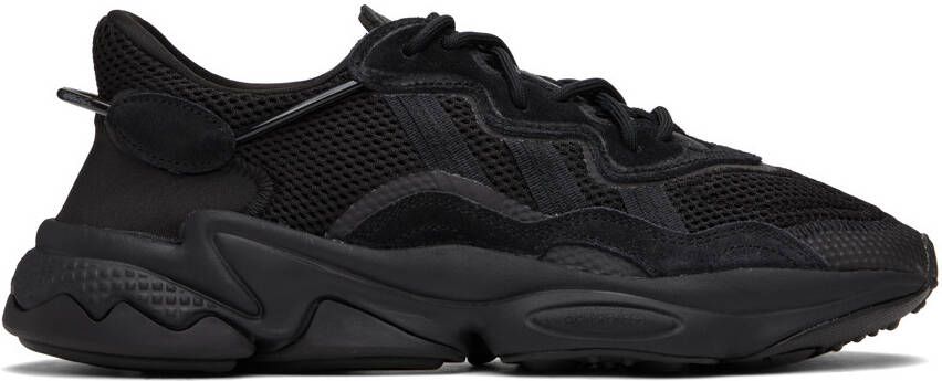 Adidas Originals Black Ozweego Sneakers - Picture 5