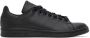 Adidas Originals Black Stan Smith Low-Top Sneakers - Thumbnail 1