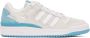 Adidas Originals Off-White & Blue Forum Low Sneakers - Thumbnail 1