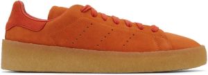 Adidas Originals Orange Stan Smith Crepe Sneakers
