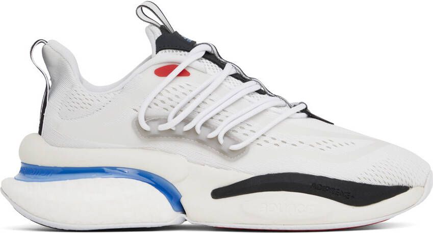 Adidas Originals White Alphaboost V1 Sneakers