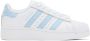 Adidas Originals White & Blue Superstar XLG Sneakers - Thumbnail 1