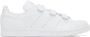 Adidas Originals White & Gold Stan Smith Sneakers - Thumbnail 1