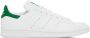 Adidas Originals White & Green Stan Smith Sneakers - Thumbnail 14