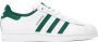 Adidas Originals White & Green Superstar Sneakers - Thumbnail 1