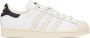 Adidas Originals White & Off-White Superstar Sneakers - Thumbnail 1