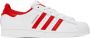 Adidas Originals White & Red Superstar Sneakers - Thumbnail 1