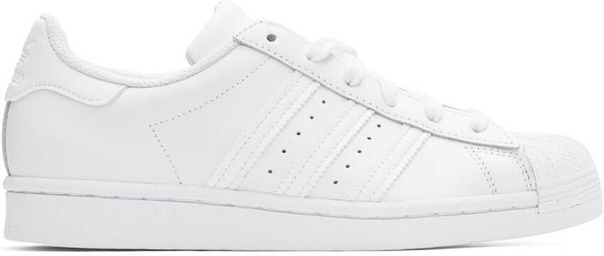 Adidas Originals White Superstar Sneakers - Picture 2