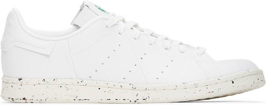 Adidas Originals White Vegan Leather Stan Smith Sneakers
