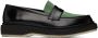 Adieu Black & Green Type 5 Loafers - Thumbnail 1