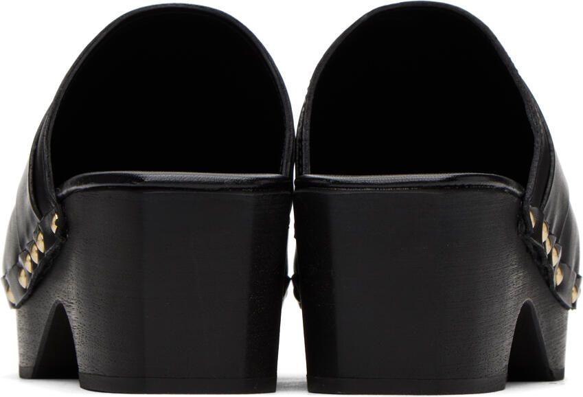Aeyde Black Bibi Clogs