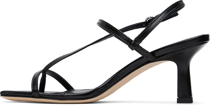 Aeyde Black Elise Heeled Sandals - Picture 3