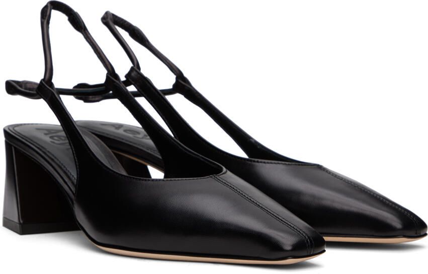 Aeyde Black Polly Heels - Picture 2