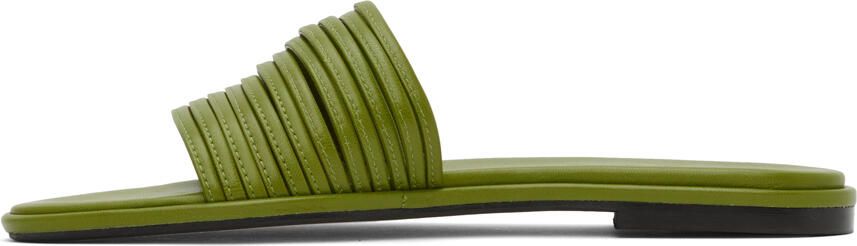 Aeyde Green Noa Sandals - Picture 4