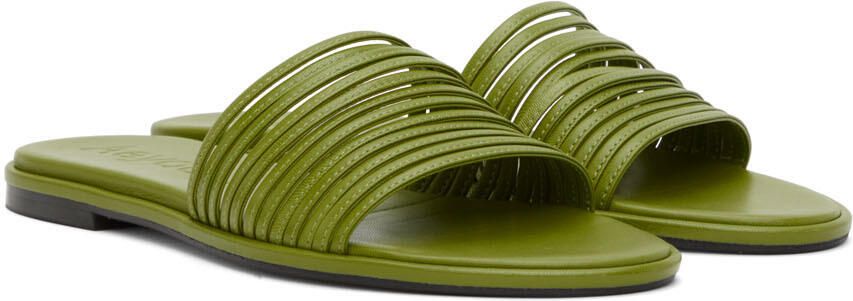 Aeyde Green Noa Sandals - Picture 2