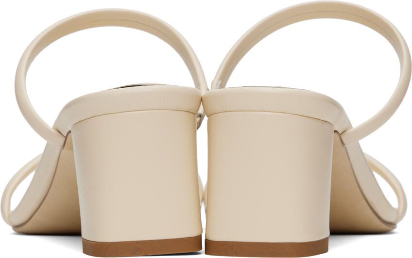 Aeyde Off-White Anni Heeled Sandals